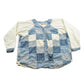 Vintage 1990s Steffano Denim Patchwork Quilted Button Down Men's Large from propervintagecanada