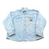 Vintage 1990s Stetson Harley Davidson Embroidered Button Up Denim Shirt Men&