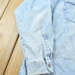 Vintage 1990s Stetson Harley Davidson Embroidered Button Up Denim Shirt Men's L from propervintagecanada