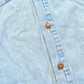Vintage 1990s Stetson Harley Davidson Embroidered Button Up Denim Shirt Men's L from propervintagecanada