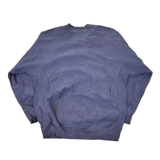 Vintage 1990s Steve And Barry's Embroidered USA Crossgrain Crewneck Sweatshirt Mens L / Made In USA / 90's Destination Sweater from propervintagecanada