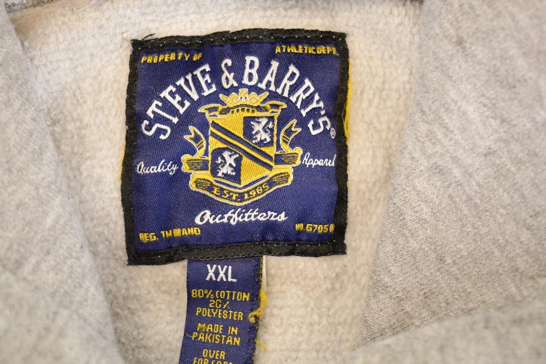 Vintage 1990s Steve And Barry's Minnesota Spellout Hoodie Sweatshirt Mens L from propervintagecanada