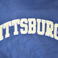 Vintage 1990s Steve And Barry's Pittsburgh University Cross Grain Crewneck Mens L from propervintagecanada