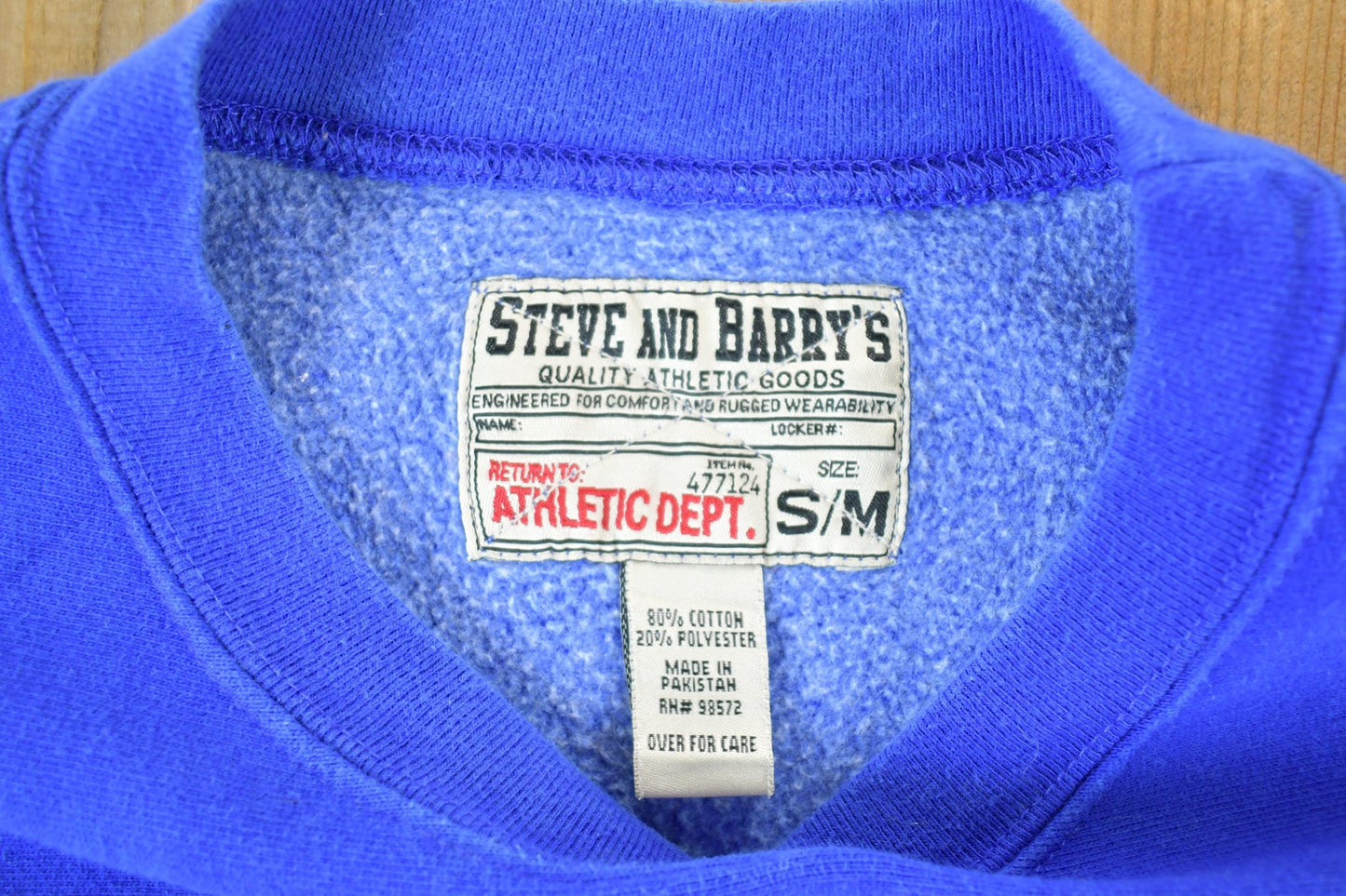 Vintage 1990s Steve And Barry's Seton Hall University Of Collegiate Crewneck Men's Small from propervintagecanada