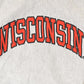 Vintage 1990s Steve & Barry's Wisconsin Embroidered University Hoodie Sweater Men's XS from propervintagecanada