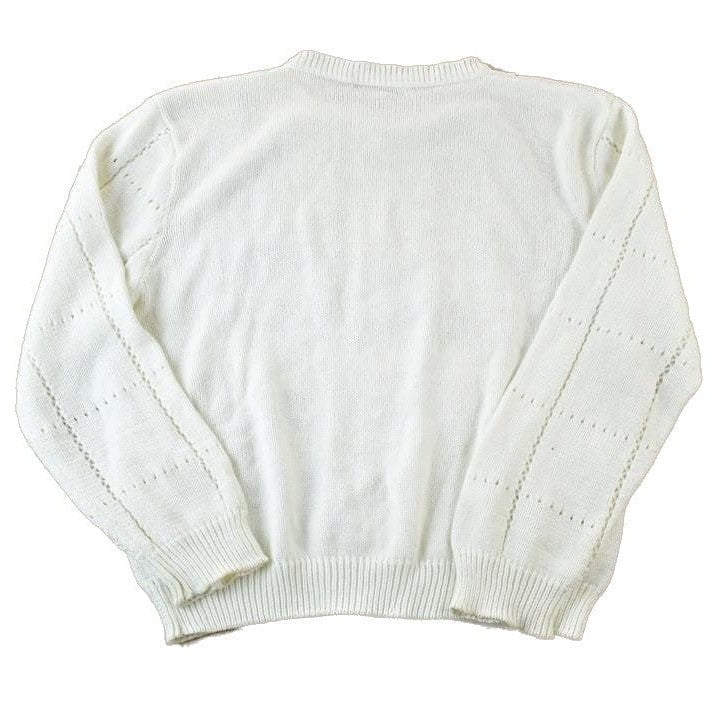 Vintage 1990s Stevemore Knit Abstract Pattern Crewneck Sweater Women's M from propervintagecanada