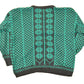 Vintage 1990s Stitch By Stitch AOP Abstract Knit Crewneck Sweater Men's L from propervintagecanada