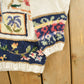 Vintage 1990s Stitches Floral Theme Knit Crewneck Sweater Women's Medium from propervintagecanada