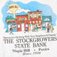 Vintage 1990s Stockgrowers State Bank Souvenir Travel T-Shirt Men's M / Destination Shirt / 90s Single Stitch Graphic Tee / Made in USA from propervintagecanada