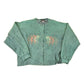 Vintage 1990s Stone Aged Rockwear Aztec Button Up Graphic Print Crewneck Sweatshirt Womens L from propervintagecanada
