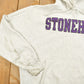 Vintage 1990s Stonehill University Collegiate Champion Reverse Weave Hoodie Men's Medium from propervintagecanada