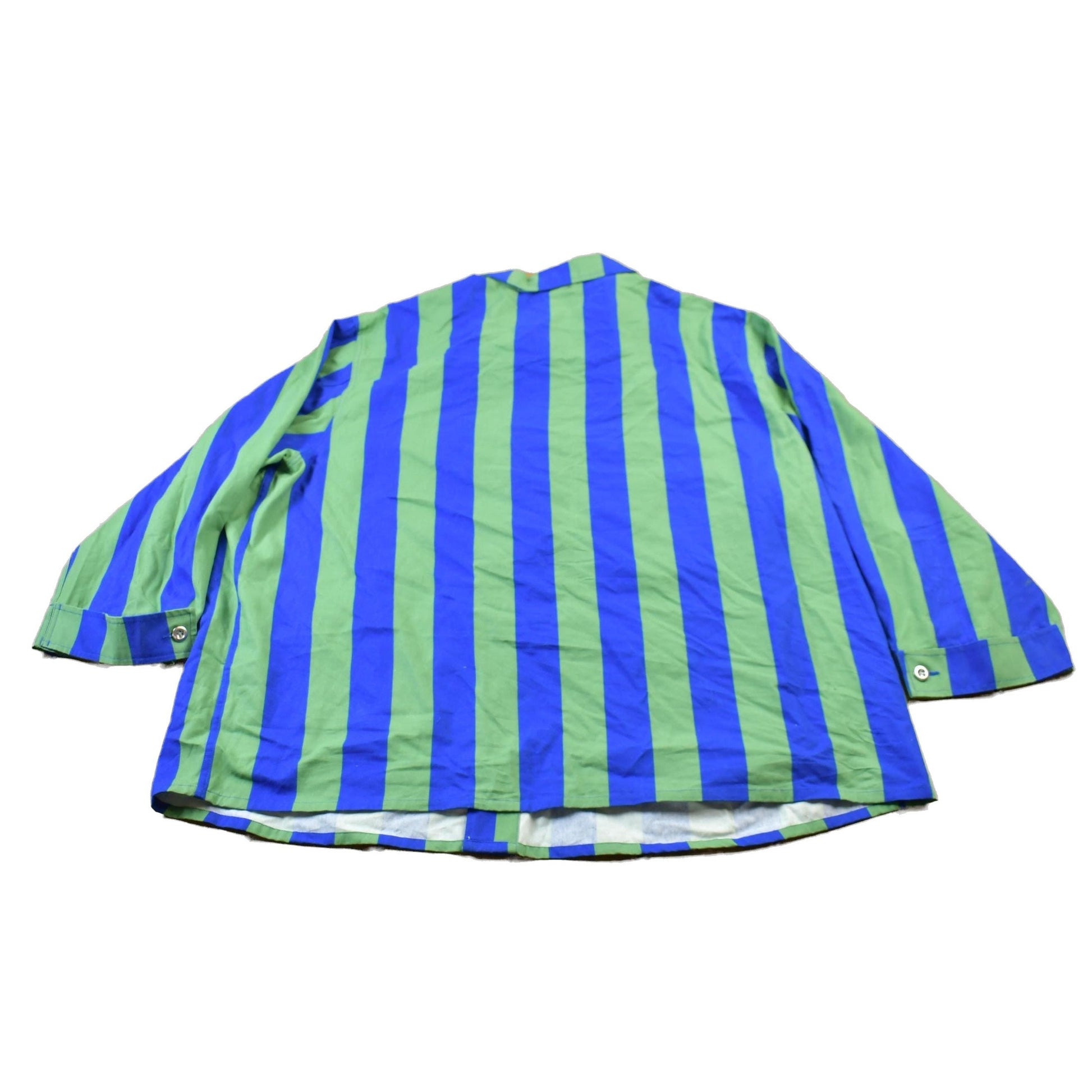 Vintage 1990s Striped Button Up Jacket Women's 4XL from propervintagecanada