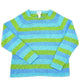 Vintage 1990s Striped Loose Knit Crewneck Sweater Women's L / 90s Knitted Sweatshirt / Vintage Preppy Knits from propervintagecanada