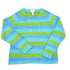 Vintage 1990s Striped Loose Knit Crewneck Sweater Women&