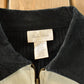 Vintage 1990s Studio Works Knit Leather Suede Jacket Women's Medium / Full Zip / Knit Jacket / Leather Coat / Streetwear / Suede Jacket from propervintagecanada