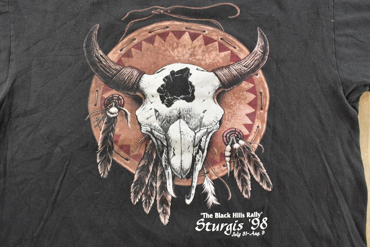 Vintage 1990s Sturgis Motorcycles Biker T-Shirt Men's Large from propervintagecanada
