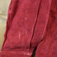Vintage 1990s Style & Co Suede Leather Button Up Shirt Men's Medium from propervintagecanada