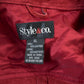 Vintage 1990s Style & Co Suede Leather Button Up Shirt Men's Medium from propervintagecanada