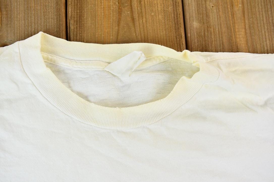 Vintage 1990s Style Sport Single Stitch Fishing Lure Graphic T-Shirt Men's Large from propervintagecanada