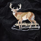 Vintage 1990s Suede Leather Embroidered Deer Bomber Jacket Men's XL from propervintagecanada