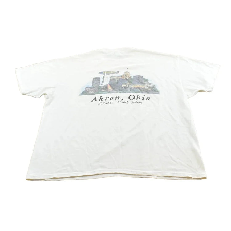 Vintage 1990s Summa Health Systems Akron Ohio Souvenir Promotional Medical T-Shirt Men's XL from propervintagecanada