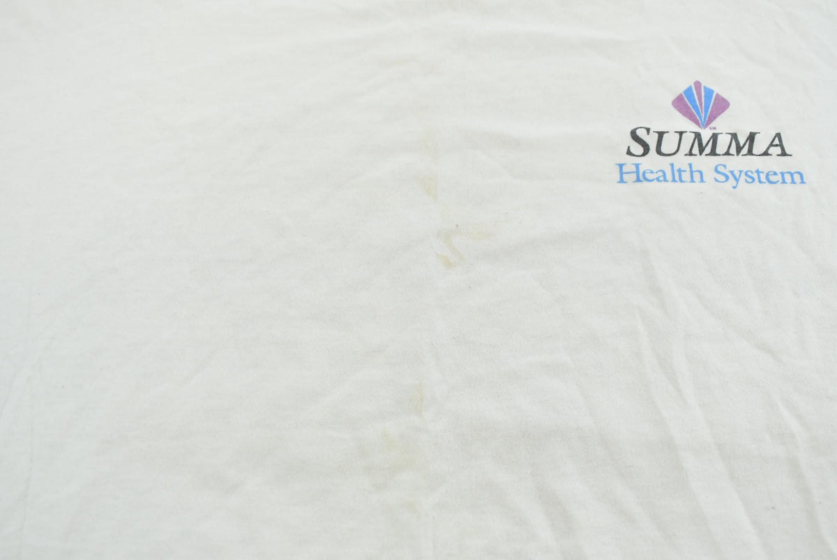 Vintage 1990s Summa Health Systems Akron Ohio Souvenir Promotional Medical T-Shirt Men's XL from propervintagecanada
