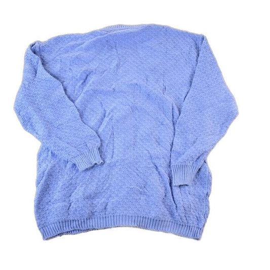 Vintage 1990s Summit Hill Cable Knit Perfect Mild Distress Cardigan Sweater Made In USA from propervintagecanada