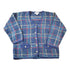 Vintage 1990s Summit Hill Chunky Wook Knit Abstract Pattern Button Up Cardigan Sweater Womens L from propervintagecanada
