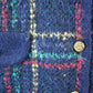 Vintage 1990s Summit Hill Chunky Wook Knit Abstract Pattern Button Up Cardigan Sweater Womens L from propervintagecanada