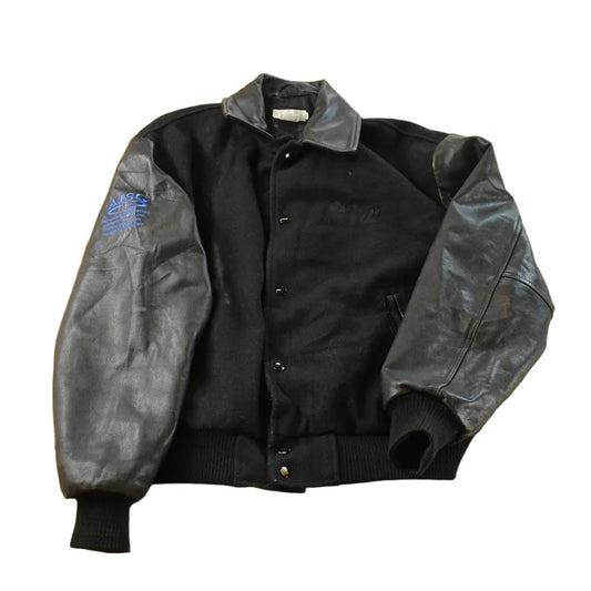 Vintage 1990s Sun Microsystems Java Embroidered Wool Varsity Jacket Size Men's Large from propervintagecanada