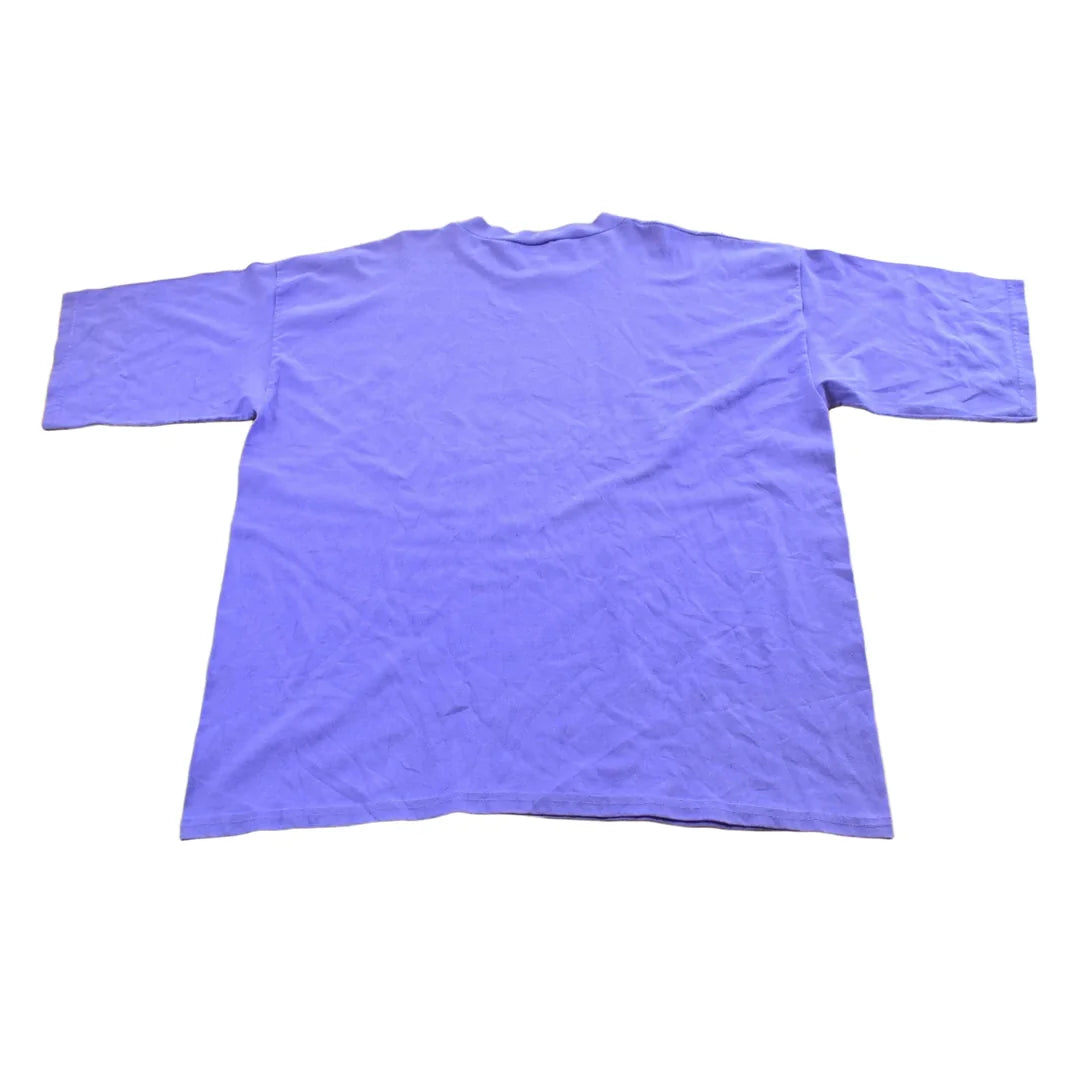 Vintage 1990s Sunbelt Purple Blank T-Shirt Men's M from propervintagecanada