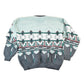 Vintage 1990s Sundays Knit Abstract Pattern Cardigan Sweater Mens XL from propervintagecanada