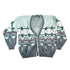 Vintage 1990s Sundays Knit Abstract Pattern Cardigan Sweater Mens XL from propervintagecanada