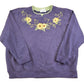 Vintage 1990s Sunflowers Embroidered Liberty Lane Double Collar Souvenir Crewneck Sweatshirt Women's XXL from propervintagecanada