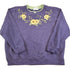 Vintage 1990s Sunflowers Embroidered Liberty Lane Double Collar Souvenir Crewneck Sweatshirt Women&