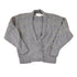 Vintage 1990s Susan Bristol Abstract Wool Knit Cardigan Sweater Women&
