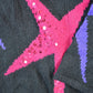 Vintage 1990s Susan Bristol Button Up Knit Sequin Star Pattern Crewneck Sweater Womens XL from propervintagecanada