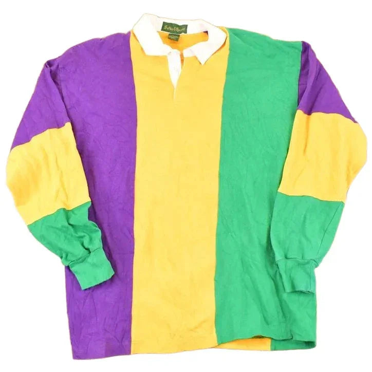 Vintage 1990s Sutter & Grant Rugby Quarter Button Shirt Men's L from propervintagecanada