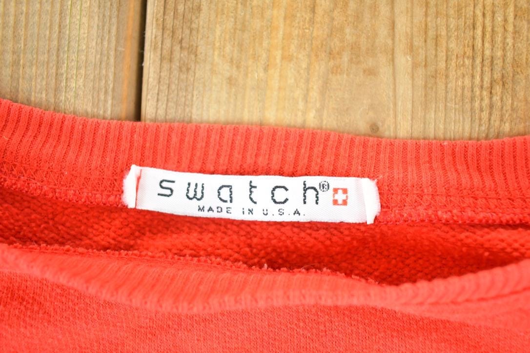 Vintage 1990s Swatch Crewneck Sweatshirt Mens S from propervintagecanada