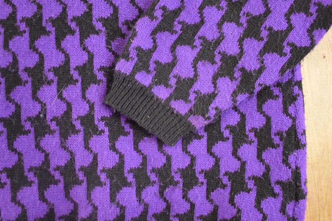 Vintage 1990s Sweater Exchange Knit Crewneck Sweater Women's L from propervintagecanada