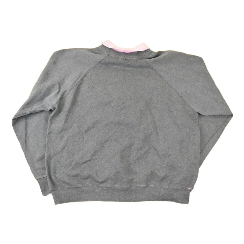 Vintage 1990s Sweats Appeal Embroidered Butterfly Collared Crewneck Sweatshirt Women's XXL from propervintagecanada