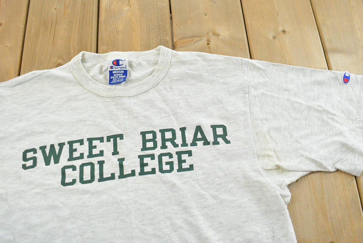 Vintage 1990s Sweet Briar College Champion Cropped T-Shirt Womens Cropped M from propervintagecanada