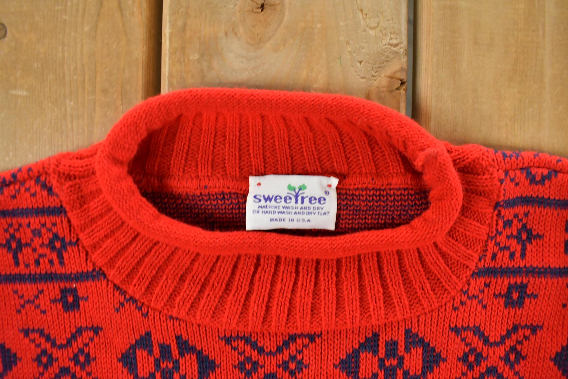 Vintage 1990s Sweetree Made In USA Knit Sweater Men's Large from propervintagecanada