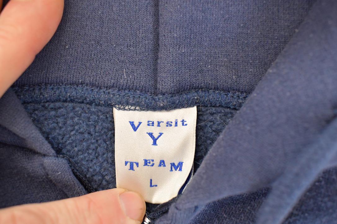 Vintage 1990s Sydney University Embroidered Full Zip Hoodie Sweatshirt Men's L from propervintagecanada