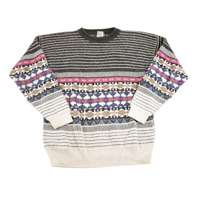 Vintage 1990s Syncs Unionbay Knit Crewneck Sweater Men's M from propervintagecanada