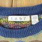 Vintage 1990s Tabi Knit Abstract Pattern Coogi Style Crewneck Sweater Men's XL from propervintagecanada
