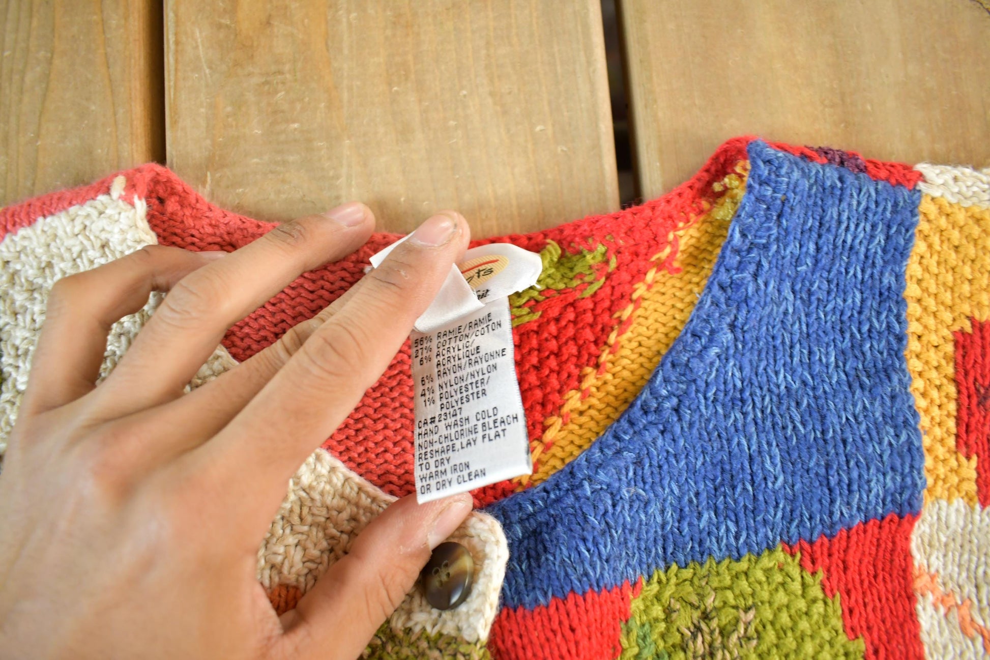 Vintage 1990s Talbot's Floral Knit Cardigan Sweater Women's S from propervintagecanada