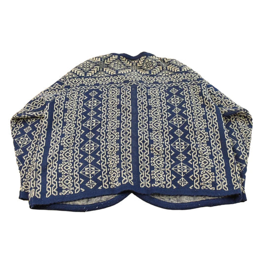 Vintage 1990s Tally Ho Knit Pattern Cardigan Sweater Women's XL from propervintagecanada