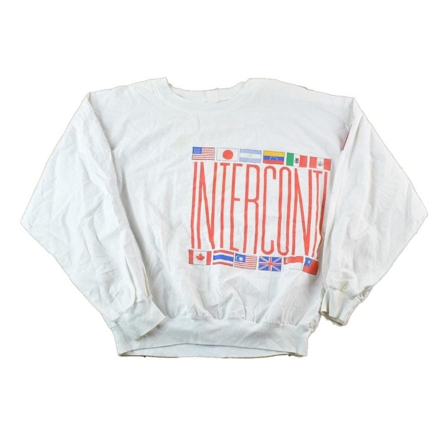 Vintage 1990s Tandem Canada AOP Souvenir Crewneck Sweatshirt Made In USA Men's Small from propervintagecanada