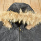 Vintage 1990s Tanners Avenue Leather Mosaic Embroidered Bomber Jacket Men's 3XL from propervintagecanada